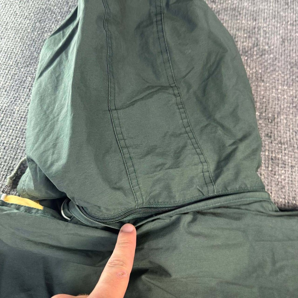 Fila Hooded Jacket Mens XL Green Yellow Vintage Reversible 90s jacket - Picture 16 of 16